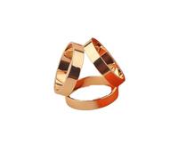 Sciarpa Anello Clip Mini clip for accessorio for scialle a tre anelli a doppio uso con fibbia for sciarpa di seta Stagione estiva Per le donne(Light Gold)
