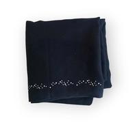 Sciarpa Atelier Du Sac - Nera con applicazioni brillanti