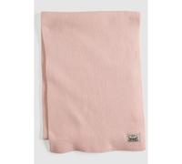 Levi's - Sciarpa rosa in maglia a coste con etichetta del logo One Size