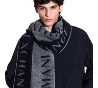 Sciarpa bicolore armani exchange ax xm001715 af17471 mb063 blu e grigio