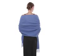Sciarpa Blu Donna Invernale Pashmina Foulard Scialle Sciarpe Invernali Stola Elegant Cerimonia