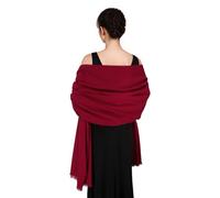 Sciarpa Borgogna Donna Invernale Scialle Sciarpe Invernali Caldo Pashmina Foulard Stola Elegant Cerimonia