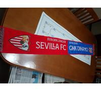 Sciarpa Calcio Match UEFA EUROPA LEAGUE 2021-22 SEVILLA FC E GNK DI ZAGABRIA