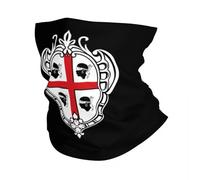 Sciarpa calda invernale multifunzionale, stemma personalizzato della Sardegna Bandiera Collo Ghetta Uomo Donna Inverno Italia Sardegna Bandana Sciarpa per escursioni
