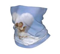 Sciarpa calda invernale, nuvole personalizzate angeli bacio bandana scaldacollo donne uomini escursionismo invernale sciarpa da sci ghetta Rinascimento cherubino copertura per il viso