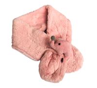 Sciarpa calda per bambini con simpatiche icone di animali dei cartoni animati, perfetta per l'autunno e l'inverno.