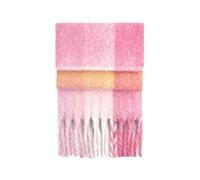 Sciarpa Chunky Fluffy A Quadri In Poliestere Riciclato Di Beechfield