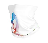 Sciarpa colorata con stampa musicale per sci e tempo freddo, per uomo e donna, scaldacollo per sci in esecuzione