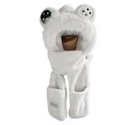 Sciarpa con cappuccio - Guanti spessi a prova di | Scaldacollo peluche orso,per spostamenti quotidiani passeggiata casual uso quotidiano scuola pattinaggio viaggio campeggio escursionismo