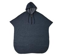 sciarpa coperta Scaldacuore per sedia a rotelle Co Cappuccio in pile Mantello impermeabile for sedia a rotelle Mantieni caldo Scialle Coperta termica con scialle in tessuto spesso a doppio strato(Dark