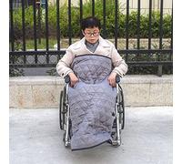 sciarpa coperta Scaldacuore per sedia a rotelle Co | Coperta calda for la parte inferiore del corpo antivento | Anziani antivento | Calore all'aperto | Protezione dal freddo e dal vento(Grey)