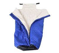 sciarpa coperta Scaldacuore per sedia a rotelle Co Coperta calda for sedia a rotelle Coperta calda for sedia a rotelle con cerniera, copre le gambe e la parte inferiore del corpo(Blue)