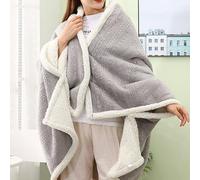 sciarpa coperta Scaldacuore per sedia a rotelle Co Poncho for abbigliamento for sedia a rotelle Mantella più scialle in velluto for la cura della sedia a rotelle, calda coperta for il ginocchio, accog