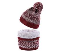 Sciarpa da donna a maglia grossa in misto cotone con pompon Slouch maglia da donna per l'inverno in pile sciarpa tubolare per uomo maschera da ghette in morbido pile scaldacollo antivento, Colore
