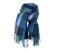 Sciarpa da donna autunnale e invernale alla moda di Natale 2026, Blu, Taglia unica