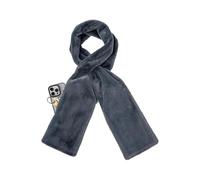 Sciarpa da donna, calda e morbida, con tasca con cerniera, sciarpa corta per donne - per uomini anziani ragazzi freddo cappotto vestito da viaggio da sera abbigliamento formale, Grigio, Refer to