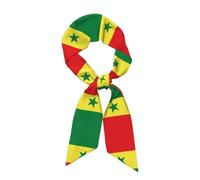 Sciarpa da donna con stampa della bandiera del Senegal - Sciarpa leggera, perfetta come hijab, cravatta in voi
