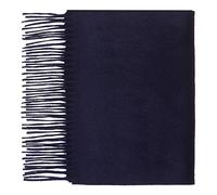 Sciarpa da donna in 100% puro cashmere blu Navy