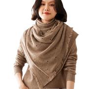 Sciarpa da donna in misto cashmere, tinta unita, quattro stagioni, scialle morbido, casual, per tutti i giorni, Lighttan, Etichettalia unica