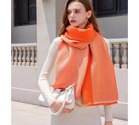 Sciarpa Da Donna Sciarpone Scialle Arancione Morbida Stola Invernale 90260