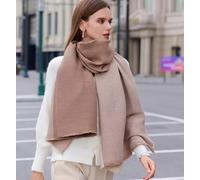 Sciarpa Da Donna Sciarpone Scialle Beige Chiaro Morbida Stola Invernale 90260
