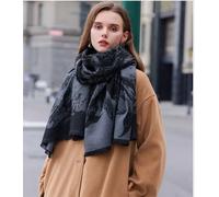 Sciarpa Da Donna Sciarpone Scialle Nero Grigio Morbida Stola Invernale 90251