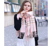 Sciarpa Da Donna Sciarpone Scialle Rosa Cipria Morbida Stola Invernale 90258