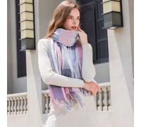 Sciarpa Da Donna Sciarpone Scialle Rosa Colorata Morbida Stola Invernale 90253