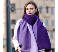 Sciarpa Da Donna Sciarpone Scialle Viola Colorata Morbida Stola Invernale 90260