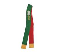Sciarpa da prete cattolico ricamata con Stola jacquard reversibile for clero della Santa Croce Per Cerimonie Ecclesiastiche(Green)