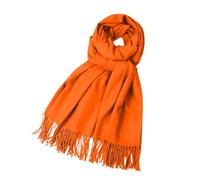 Sciarpa da sci Color Imitazione Scarf Versatile Fleece Scarf Warm Shawl Poggia Polso Tastiera, arancione, A