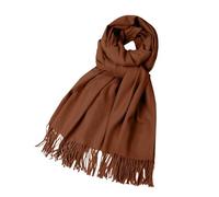 Sciarpa da sci Color Imitazione Scarf Versatile Fleece Scarf Warm Shawl Poggia Polso Tastiera, marrone, A