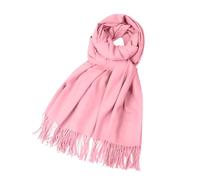 Sciarpa da sci Color Imitazione Scarf Versatile Fleece Scarf Warm Shawl Poggia Polso Tastiera, Rosa, A