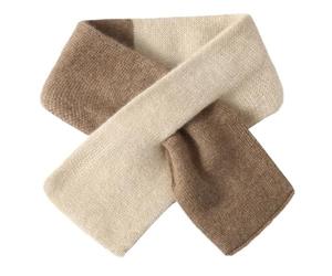 Sciarpa da sfilare Sciarpa Morbida e Calda in Maglia Corta Y2k Old Money Accessori estetici per l'inverno Autunno Primavera Freddo Passare, Corto, Triangolo Lavorato a Maglia, Throug