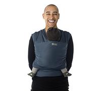 Sciarpa da trasporto Babylonia - Cotone organico - Jeans blu - da 2 a 18 kg