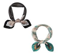 Sciarpa Da Uomo 2 Pezzi, Sciarpa Quadrata Stampata Vintage, Foulard Decorativo, Sciarpa In Raso, Sciarpa Alla Moda Da Uomo, Accessori Di Abbigliamento