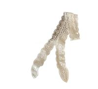 Sciarpa decorativa per capelli alla moda con nastro lungo per capelli ricamata, per feste in ufficio o eventi all'aperto, sciarpa per capelli alla moda