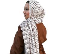 Sciarpa della Palestina - 180 x 70 cm, accessorio alla leggero, bandana hijab araba shemagh, sciarpa in chiffon, sciarpa per la testa del deserto, copricapo alla araba | Bandana hijab per