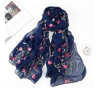 Sciarpa di lana da donna in Chiffon sciarpe leggere Foulard seta cintura vintage scialle adatta per la vita quotidiana e viaggi