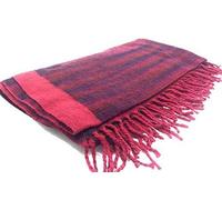 Sciarpa Di Lusso In Yak Wool Etica Tibetana Hippy Funky Festival Coperta N370