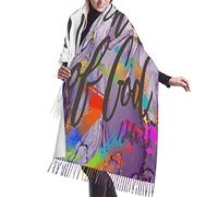 Sciarpa Di Seta Con Nappe, Scialle, Sono Un Figlio Di Dio, 1 Giovanni 3, 1 Versetto, Festa Nuziale In Marmo Viola Foulard Con Nappe Morbido Sciarpe Lunghe Da Donna Elegante Scialle