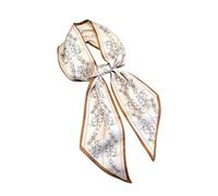 Sciarpa di seta da donna, leggera e alla moda, in raso, bandana, sciarpa, fascia per capelli, per viaggi, estate, spiaggia, appuntamenti, vita, borsa, borsa
