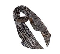Sciarpa di seta della sciarpa del modello animale Sciarpa di seta Scialle della stampa popolare Wrap per le donne e la ragazza di moda Neckwear per il viaggio quotidiano modello animale