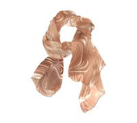 Sciarpa di seta leggera della fascia lunga della struttura dell'oro rosa per gli uomini per la sera bufandas para mujer elegantes