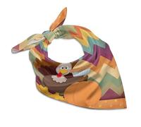 Sciarpa di seta quadrata con camion girasole sciarpa leggera sciarpa da collo sciarpe di zucca per capelli sciarpa traspirante regali per donne uomini, Multicolore, 60x60cm