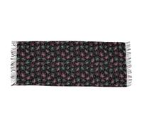 Sciarpa Donna Cute Butterflies Watermelon Black Sciarpe