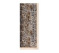 GUESS Sciarpa Leopardata in Poliestere, Stone, 70 x 180 cm