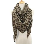 Sciarpa Donna Leggera, Caldo Avvolgimento Sciarpa Inverno Scialle Donne Lungo Mantello Stampa Sciarpe Rubato Sciarpa Sciarpa Leopard (Brown, One Size)