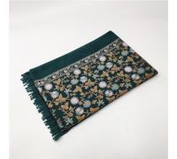 Sciarpa Donna Ricamata Etnica Wrap Sciarpina Frange Floreale Retro Calda Regalo