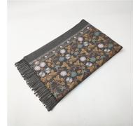 Sciarpa Donna Ricamata Etnica Wrap Sciarpina Frange Floreale Retro Calda Regalo